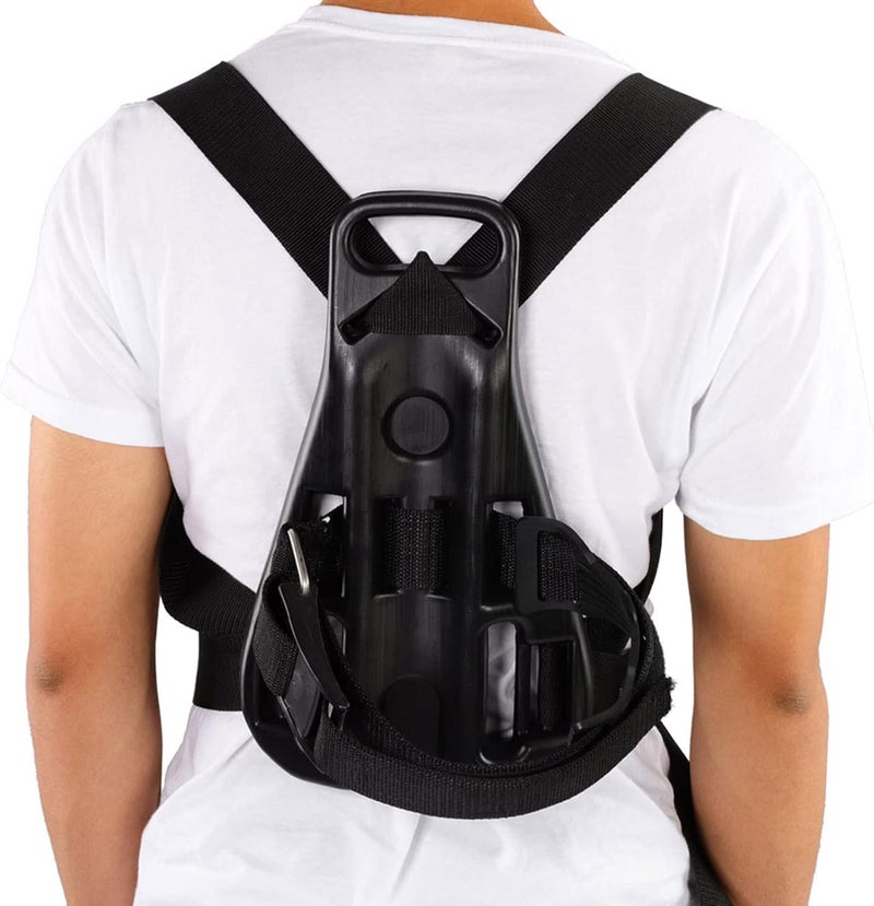 Sunicon Diving Tank Backpack, Scuba Tank Holder, Scuba Back Harness, Adjustable Tank Backpack Single Oxygen Bottle Support Bracket Backpack Gas Cylinder Bracket Back for Under Water Sports - Image 3